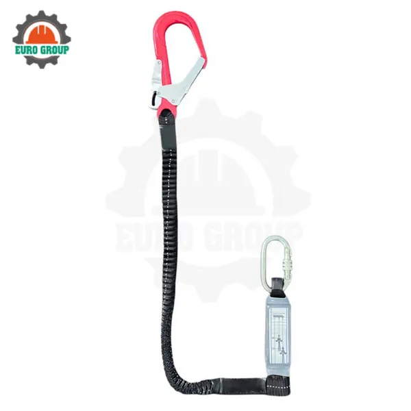 R7 - Dây thun đàn hồi đen 1 móc nhôm giảm xóc đen chịu tải 2000kg