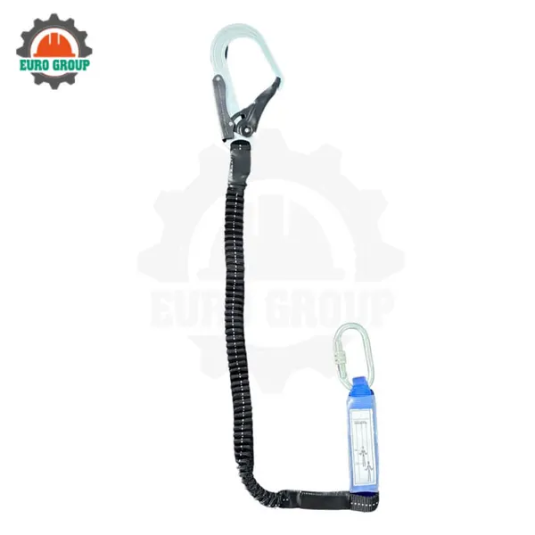 R9 - Dây thun đàn hồi đen 1 móc thép giảm xóc xanh chịu tải 2000kg