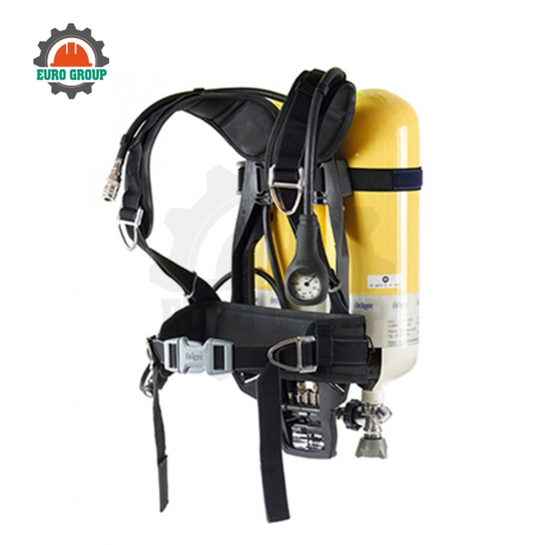 Bình Khí Thở Khép Kín Dräger SCBA PAS Lite Chống Khói Độc, Chống Cháy Và Chống Hóa Chất