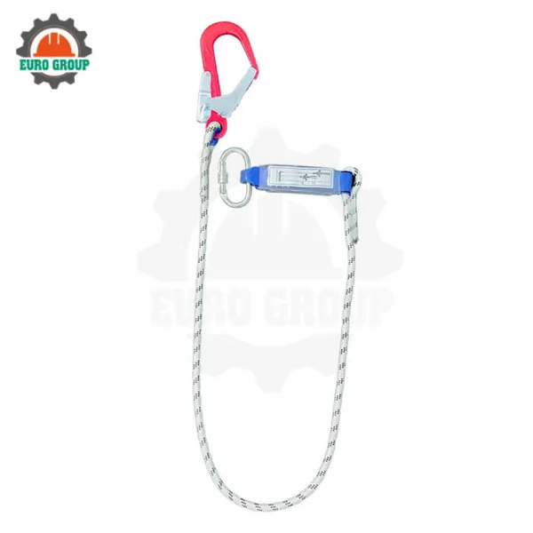 T7 - Dây thừng 1 móc nhôm giảm xóc xanh 2000kg