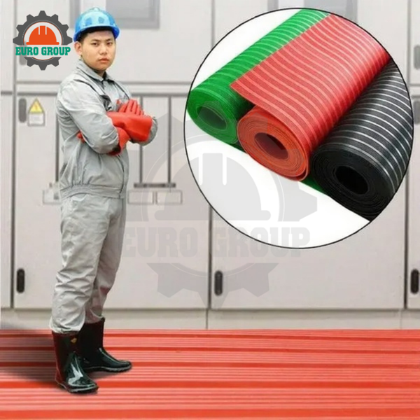 Thảm Cách Điện Hạ Thế Cao Su Chống Tĩnh Điện Nhiều Kích Thước