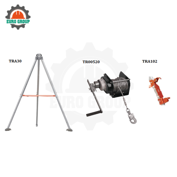 Tời Thủ Công TR00520 Deltaplus Tải Trọng 250kg Dây Dài 20m Bền Bỉ