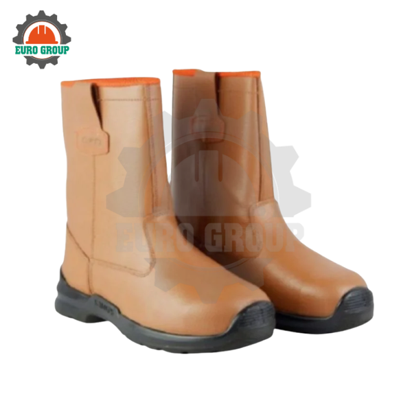  Ủng da bảo hộ King’s KWD205 Chống Trơn Trượt, Chống Dầu, Mũi Thép, Đế Thép