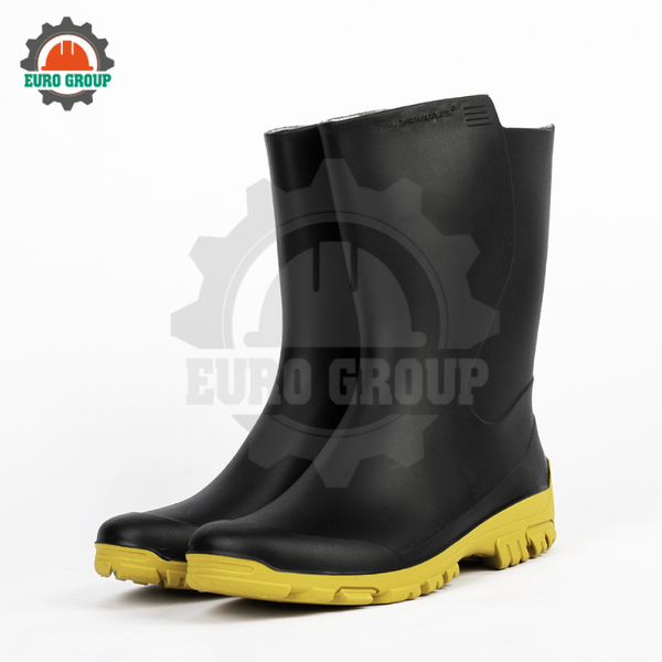Ủng Đen Vàng U26 Chống Trơn Trượt Và Chống Thấm Nước
