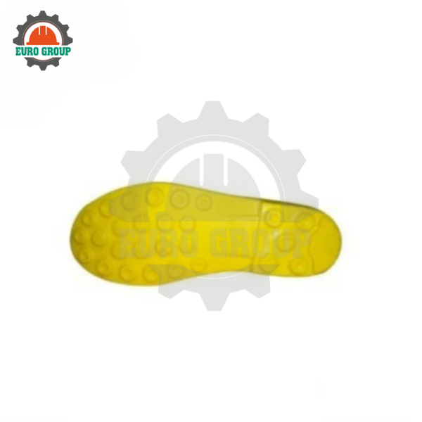 Ủng Nhựa Chống Trơn Trượt RB006 PVC Trắng Đế Vàng
