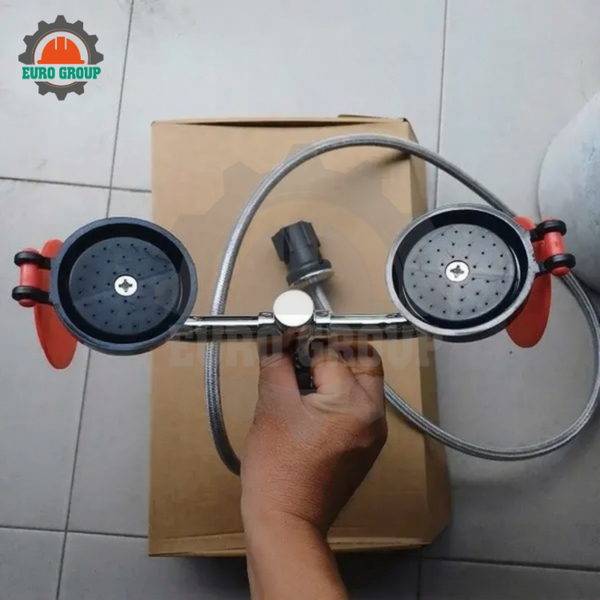 Vòi Rửa Mắt WJH0355A Thép Không Gỉ Sơn Epoxy
