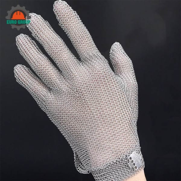 Găng Tay Lưới Inox Chống Cắt Móc Cài