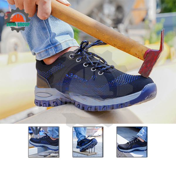 Giày Bảo Hộ Thể Thao Zboot Z100 Siêu Nhẹ, Mũi Thép, Chống Đâm Xuyên