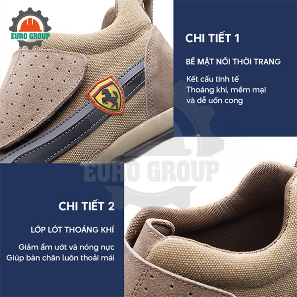 Giày Bảo Hộ ZBOOT Z103 Thể Thao, Mũi Thép, Lót Kevlar Chống Đâm Xuyên
