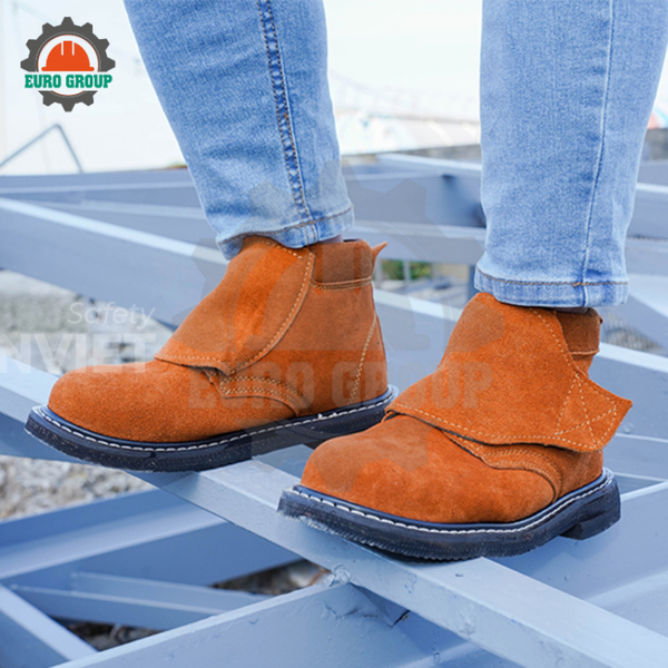 Giày Bảo Hộ ZBOOT Z106 Cao Cổ, Mũi Thép, Chống Đâm Xuyên, Chống Tia Lửa Hàn