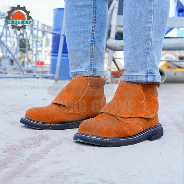 Giày Bảo Hộ ZBOOT Z106 Cao Cổ, Mũi Thép, Chống Đâm Xuyên, Chống Tia Lửa Hàn