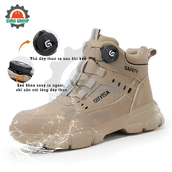 Giày bảo hộ ZBOOT Giày Bảo Hộ ZBOOT Z117 Cao Cổ, Núm Vặn Tiện Lợi, Lót Kevlar