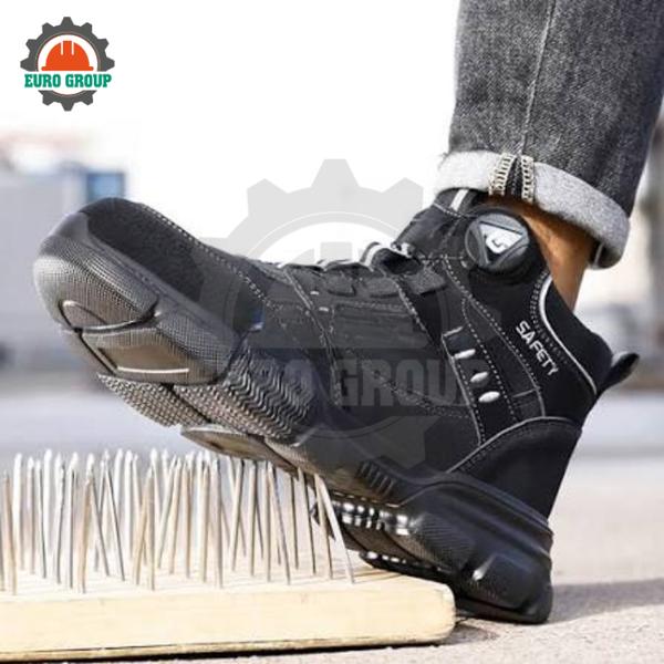 Giày Bảo Hộ ZBOOT Z118 Khóa Vặn Tự Động, Mũi Thép, Lót Kevlar