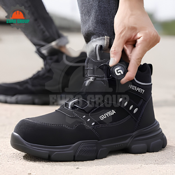 Giày Bảo Hộ ZBOOT Z118 Khóa Vặn Tự Động, Mũi Thép, Lót Kevlar