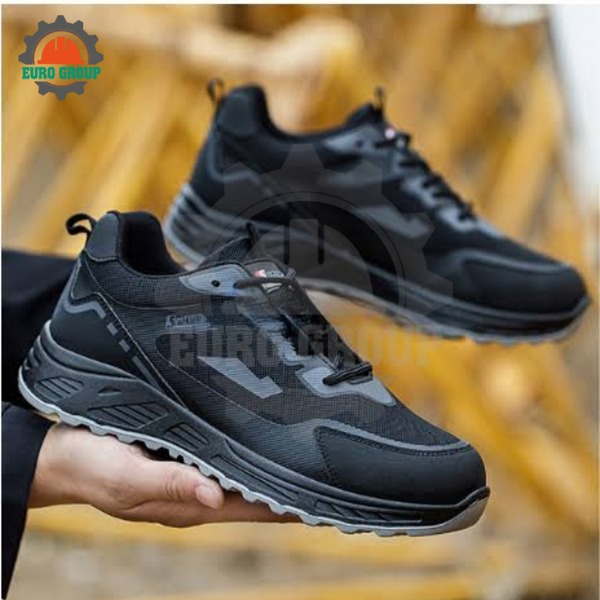 Giày Bảo Hộ ZBOOT Z122 Màu Đen, Mũi Thép, Lót Kevlar Chống Đinh