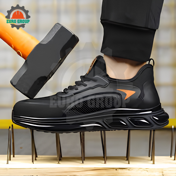 Giày Bảo Hộ ZBOOT Z125 Núm Vặn, Mũi Thép, Lót Kevlar Chống Đinh