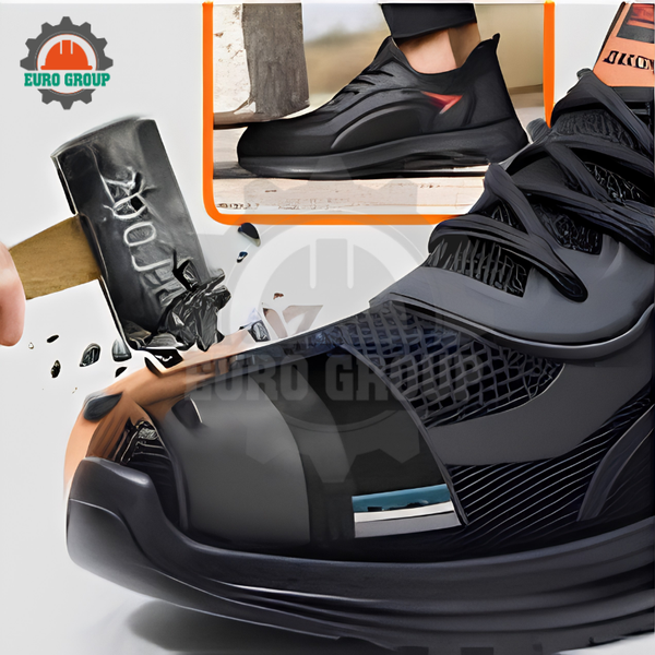 Giày Bảo Hộ ZBOOT Z125 Núm Vặn, Mũi Thép, Lót Kevlar Chống Đinh