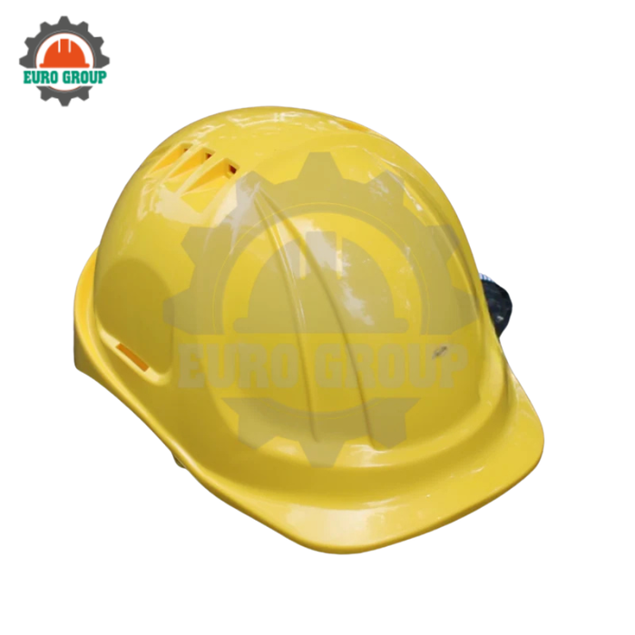 Nón Bảo Hộ Safetyman GM3V Nhựa ABS Màu Vàng, Khóa Vặn, Có Lỗ Thoáng Khí
