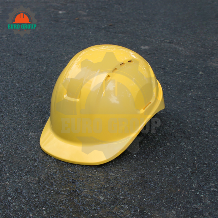 Nón Bảo Hộ Safetyman GM16V Màu Trắng, Nhựa ABS, Khóa Vặn