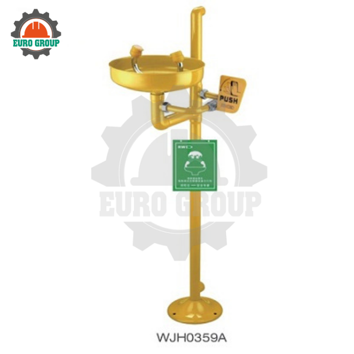 Bồn Rửa Mắt Khẩn Cấp WJH0359A Chân Đứng Inox SUS304