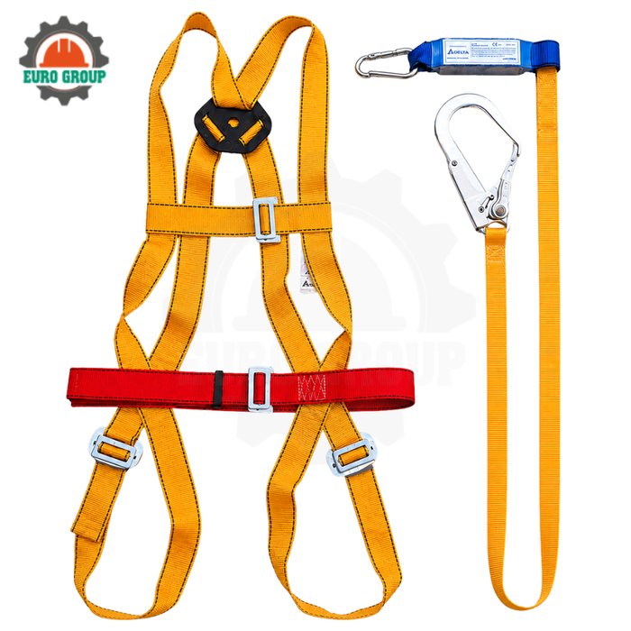 Dây Đai An Toàn DES1 Safety Pro 01 Móc Có Bộ Giảm Xóc