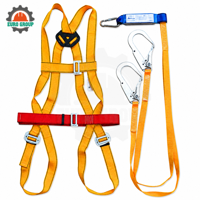 Dây Đai An Toàn DES2 Safety Pro Plus 02 Móc Có Bộ Giảm Xóc