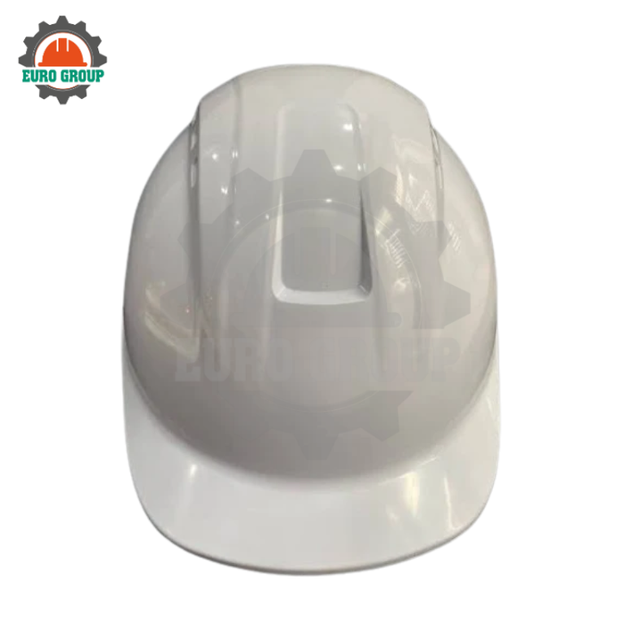 Nón Bảo Hộ Safetyman GM16T Nhựa ABS Màu Trắng, Khóa Vặn, Có Lỗ Thoáng Khí