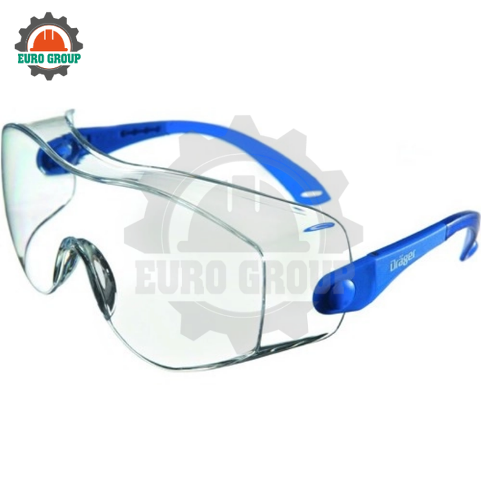 Kính Bảo Hộ Draeger X-pect 8120 Chống Hóa Chất, Dùng Được Với Kính Cận, Polycarbonate Bền Nhẹ