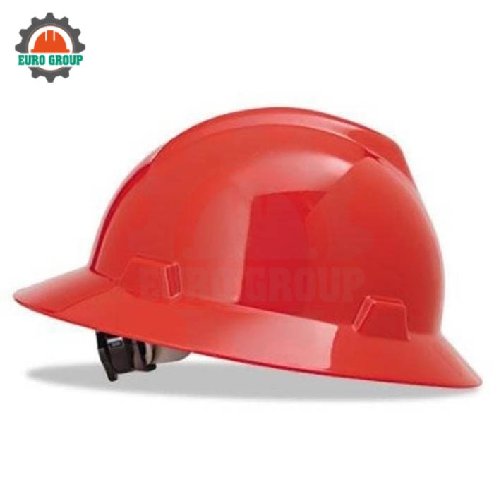 Mũ bảo hộ vành rộng MSA V-Gard đỏ