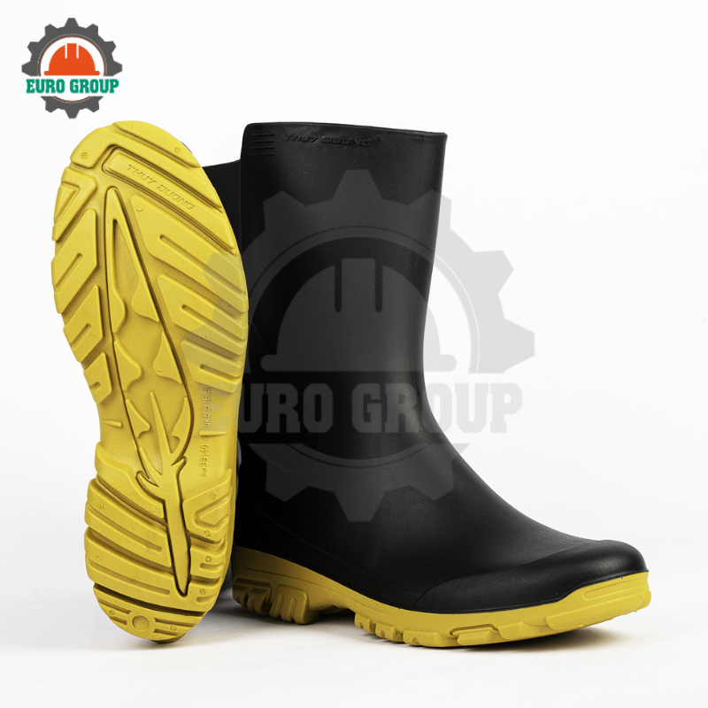 Ủng Đen Vàng U26 Chống Trơn Trượt Và Chống Thấm Nước Ủng Đen Vàng U26 Chống Trơn Trượt Và Chống Thấm Nước