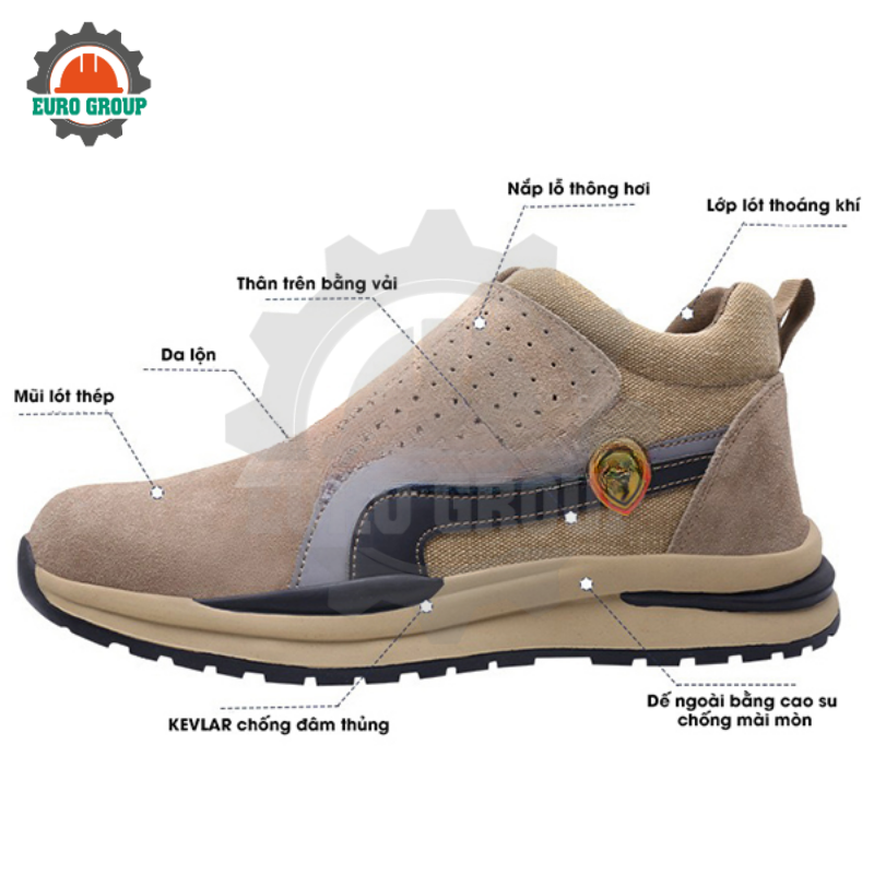 Giày Bảo Hộ ZBOOT Z103 Thể Thao, Mũi Thép, Lót Kevlar Chống Đâm Xuyên Giày Bảo Hộ ZBOOT Z103 Thể Thao, Mũi Thép, Lót Kevlar Chống Đâm Xuyên