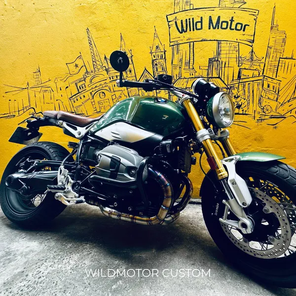 Custom Titanium Exhaust Header Kit for BMW R nineT