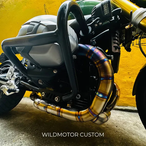 Custom Titanium Exhaust Header Kit for BMW R nineT