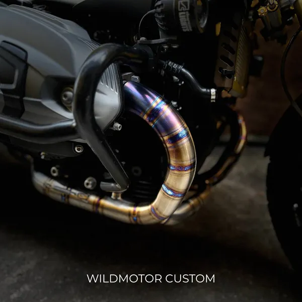 Custom Titanium Exhaust Header Kit for BMW R nineT