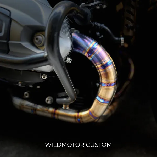 Custom Titanium Exhaust Header Kit for BMW R nineT