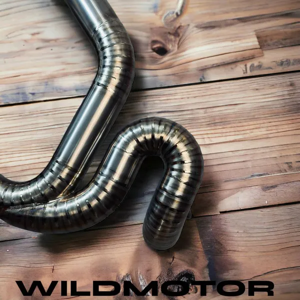 Ducati Scrambler Custom Titanium Exhaust Header – Weld Pattern #1