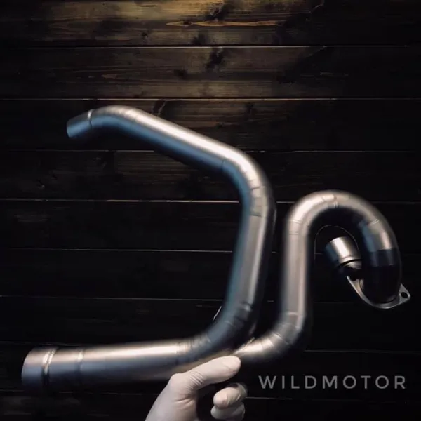 Ducati Scrambler Custom Titanium Exhaust Header – Weld Pattern #2