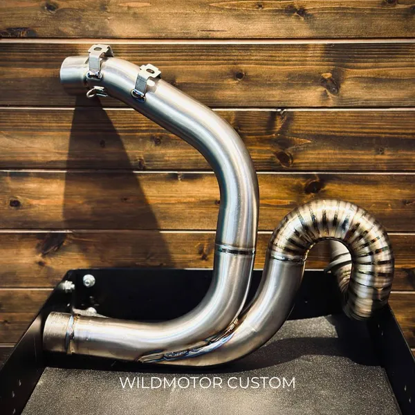 Ducati Scrambler Custom Titanium Exhaust Header – Bend Style full set