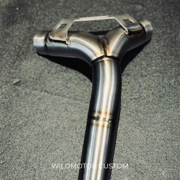 Ducati Scrambler Custom Titanium Exhaust Header – Bend Style full set