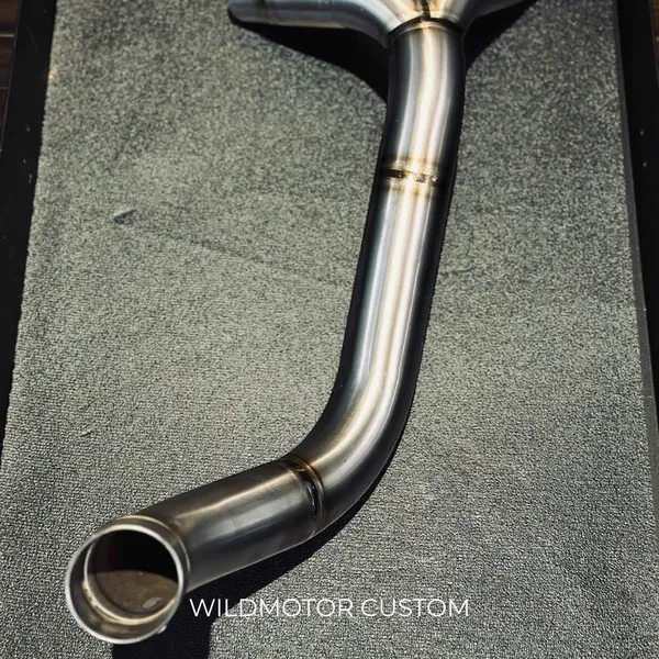 Ducati Scrambler Custom Titanium Exhaust Header – Bend Style full set