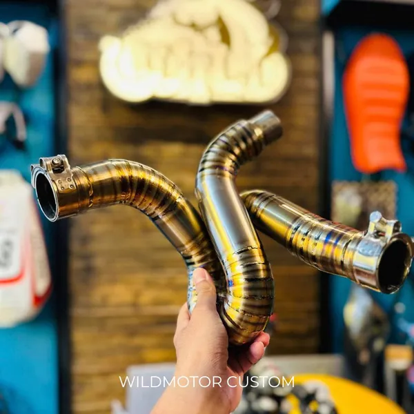 Titanium Decat Pipe for Ducati Monster 937