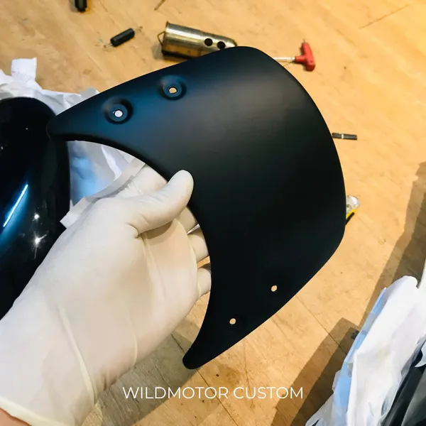 Short Aluminum Windshield