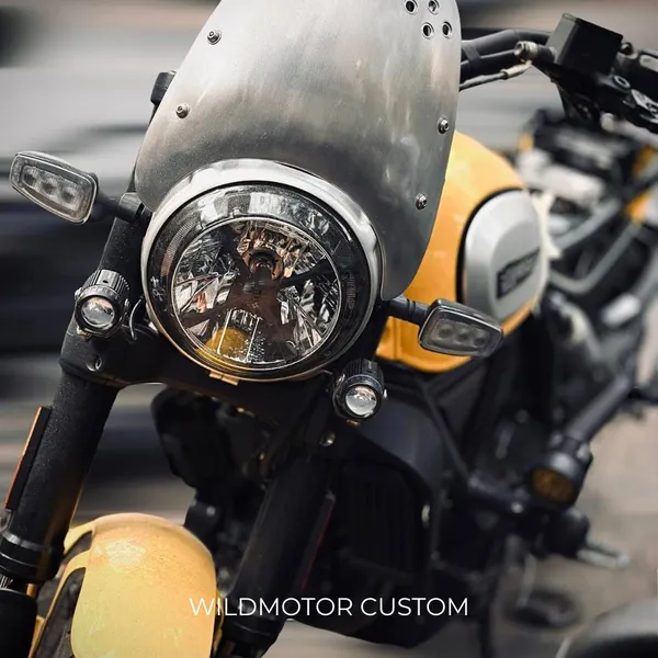 Ducati Scrambler High Aluminum Windshield 3