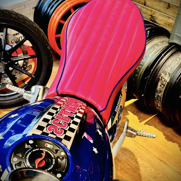 Custom Seat Cover for Ducati Scrambler