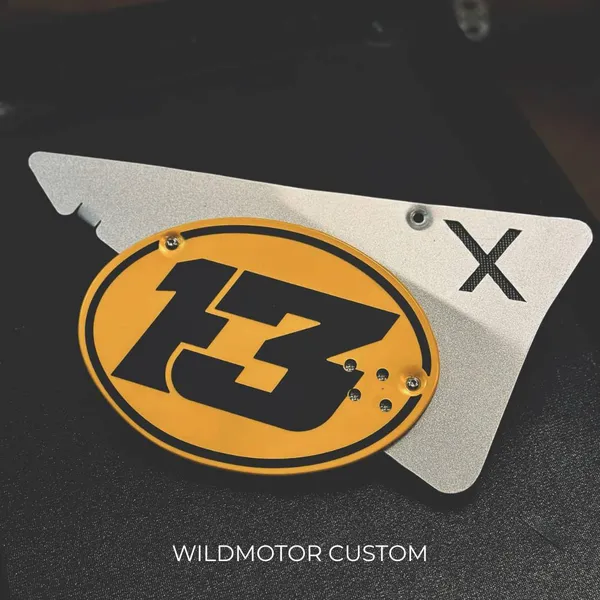 Side Cover Kit with Single-Side Number Plate for Ducati Scrambler – Custom Paint/Decal 3