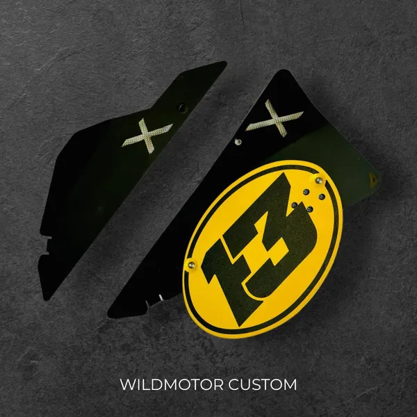 Side Cover Kit with Single-Side Number Plate for Ducati Scrambler – Custom Paint/Decal 4