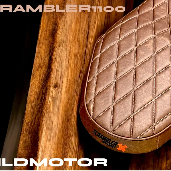Custom Seat Cover for Ducati Scrambler