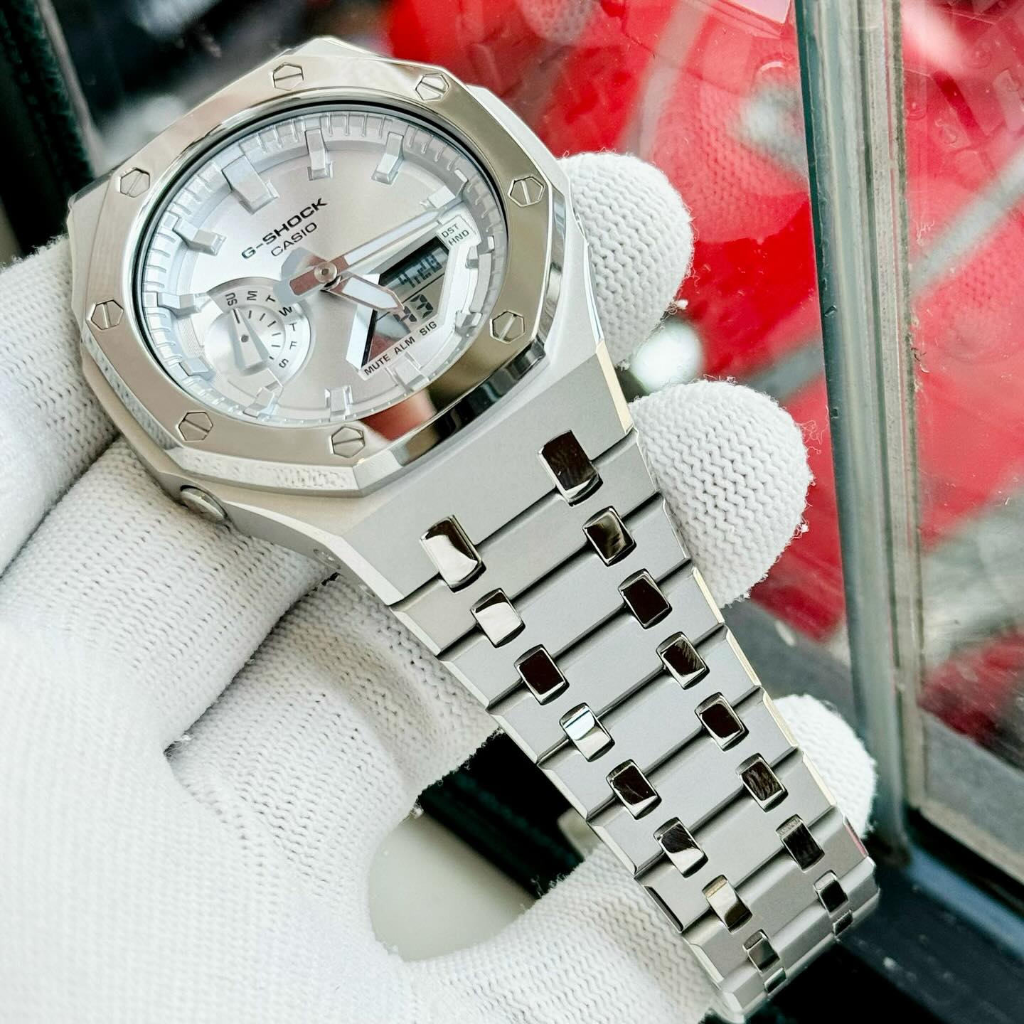 Đồng hồ G-Shock dây kim loại Đồng hồ G-Shock dây kim loại