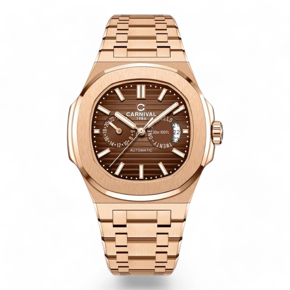 Đồng hồ Carnival nam màu nâu Đồng hồ Carnival nam màu nâu