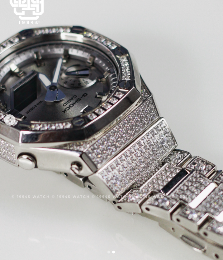 Đồng hồ G Shock GA 2100 Custom Diamond Đồng hồ G Shock GA 2100 Custom Diamond